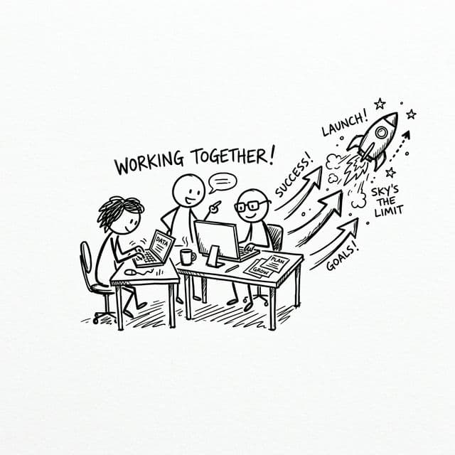 Team working together